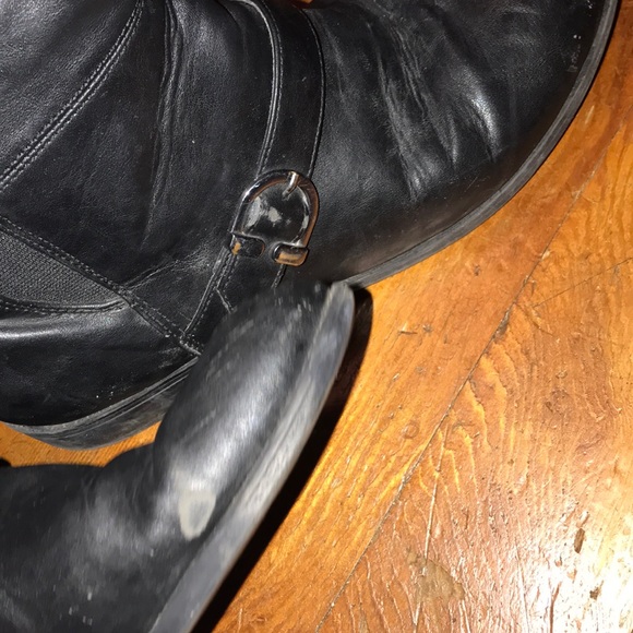 Women's size 10 black boots - Picture 3 of 3